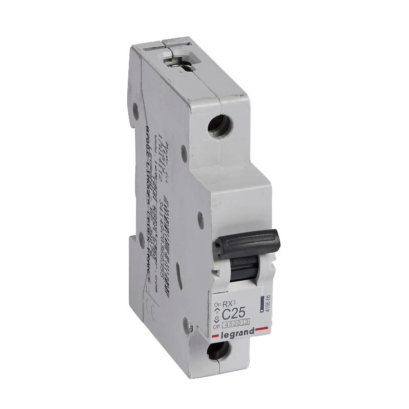 Выключатель автоматический  однополюсный RX3 4500 25А C 4,5кА | 419666 | Legrand — Legrand