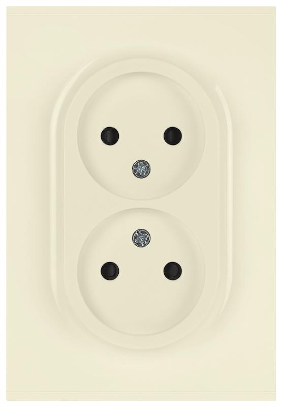 Розетка Arktik 16-2107-02 без заземления двойная 2X2P 16А-250В слоновая кость | Б0071682 | ЭРА — ЭРА (Энергия света)