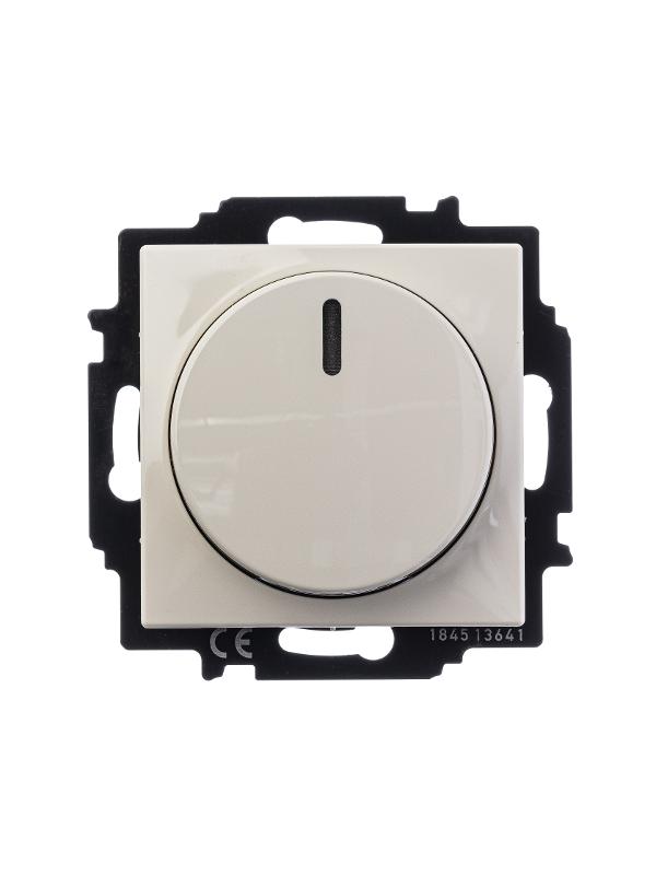 ABB Basic 55 Сл. кость Светорегулятор поворотно-нажимной 60-400 Вт для л/н | 6515-0-0843  | 2CKA006515A0843 | ABB — миниатюра 2