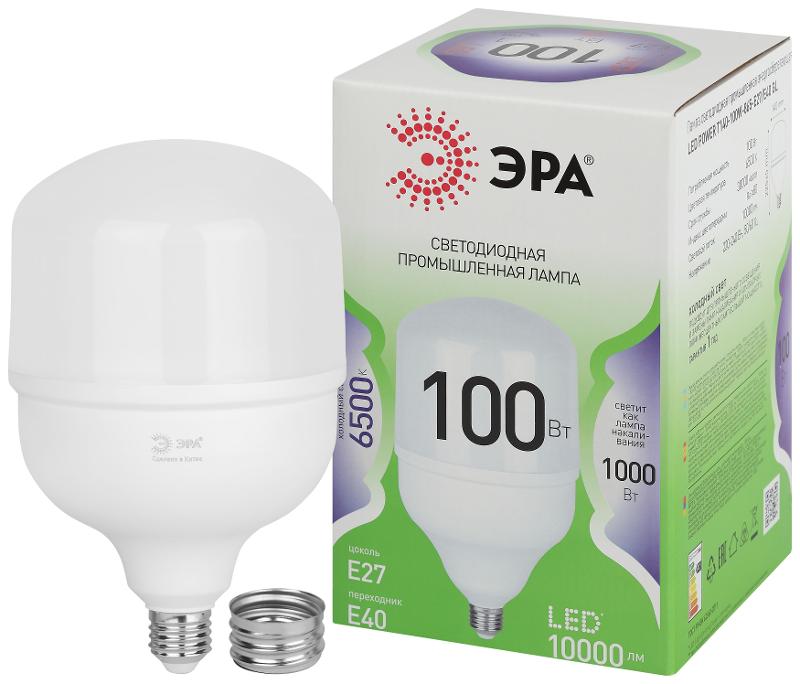 Лампа светодиодная  GREEN LINE LED POWER T140-100W-865-E27/E40 GL Е27/Е40 100 Вт колокол холодный свет | Б0067055 | ЭРА — миниатюра 1