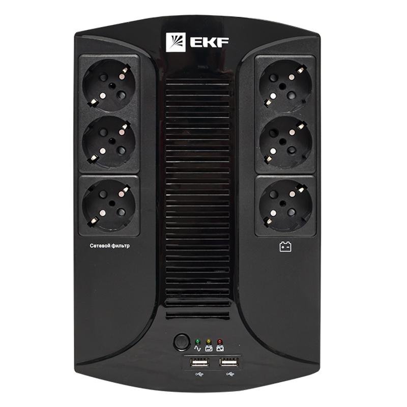 Источник Бесперебойного Питания Линейно-интерактивный E-Power Home 800 ВА PROxima | SSW-800 | EKF — миниатюра 4