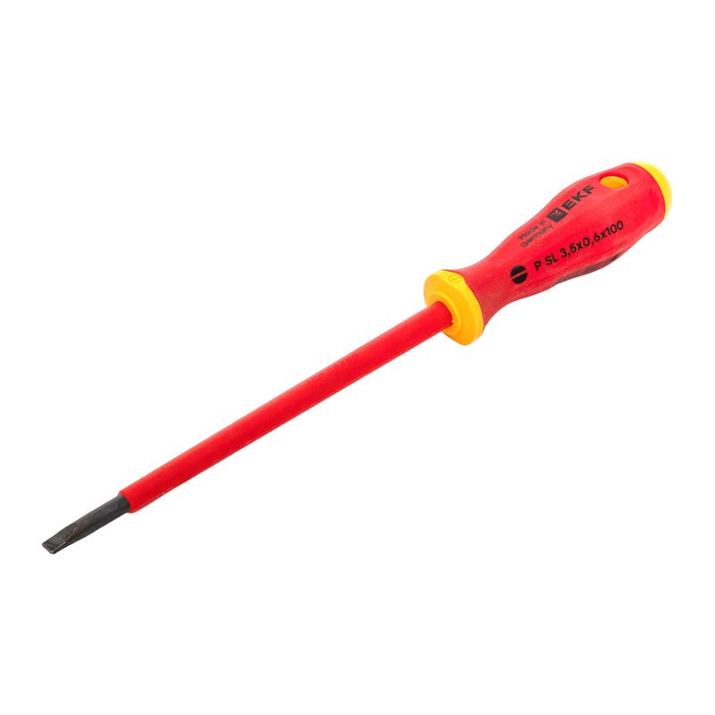 Отвертка Professional SL3.5х0.6 мм VDE 1000В |sl-3.5-0.6-pro-in|EKF — миниатюра 5