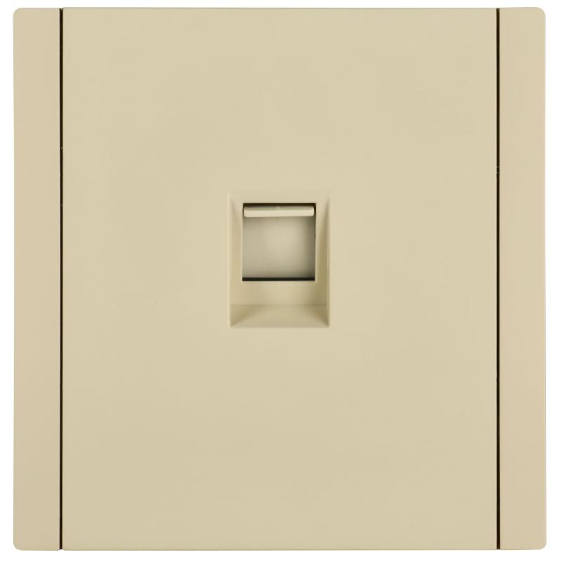 FORTE&PIANO Розетка комп. RJ45 кат.5E FP432 ваниль | FP-K10-1-K10 | IEK — миниатюра 2