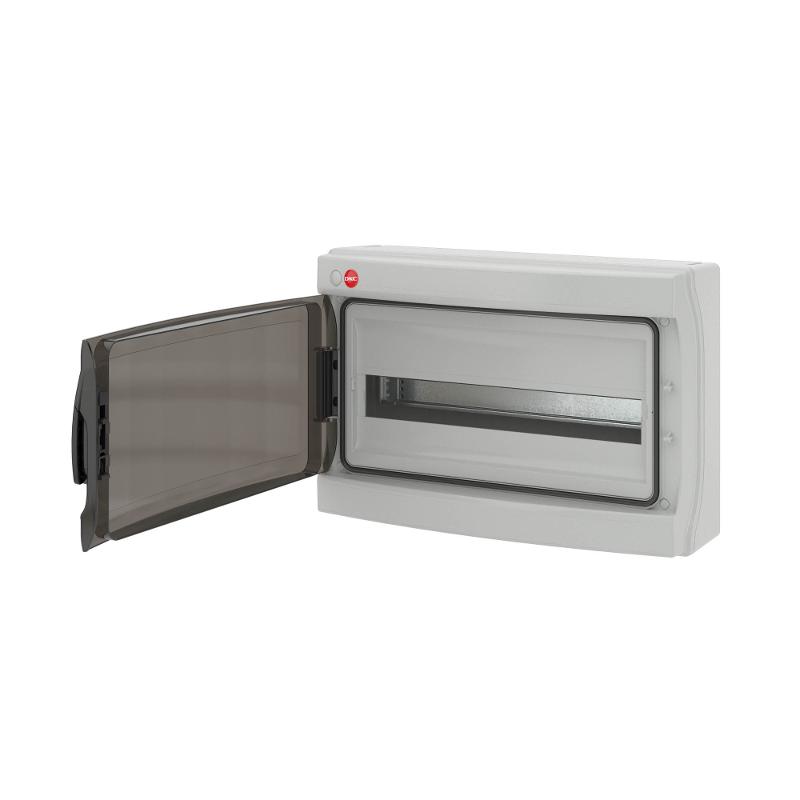 Щиток настенный с дверцей 18 мод.,IP65, серый, с клеммным блоком 63А | RB18W6TGD | DKC — миниатюра 3