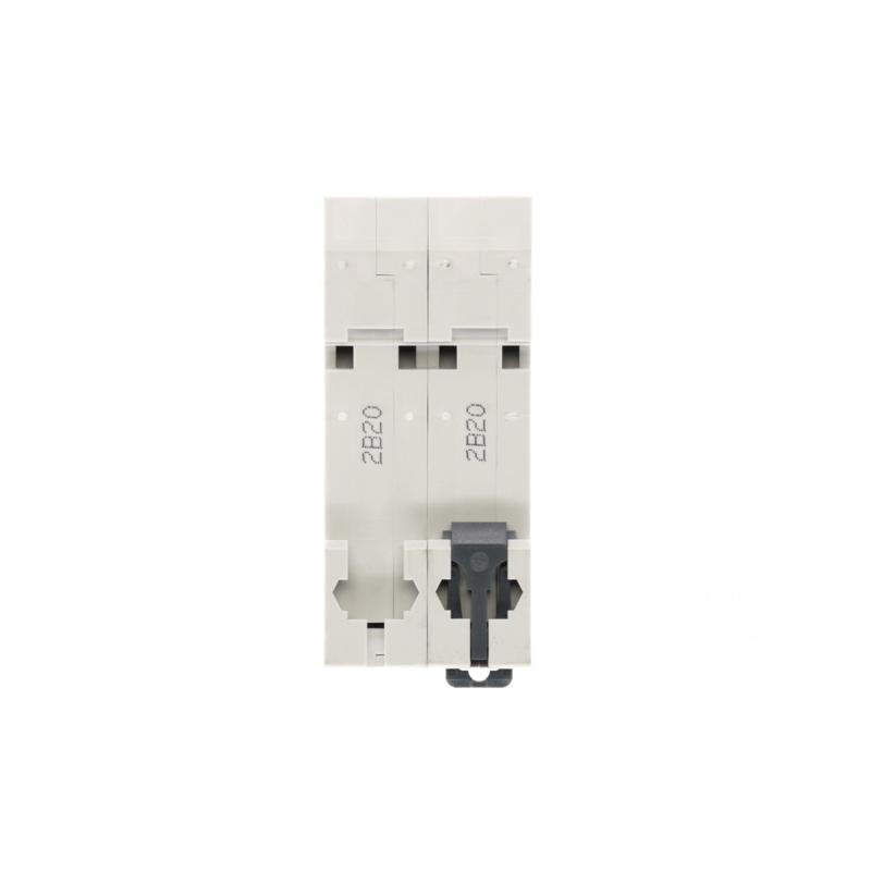 Выключатель автоматический двухполюсный 20A B 6kA City9 | C9F16220 |Systeme Electric — миниатюра 2