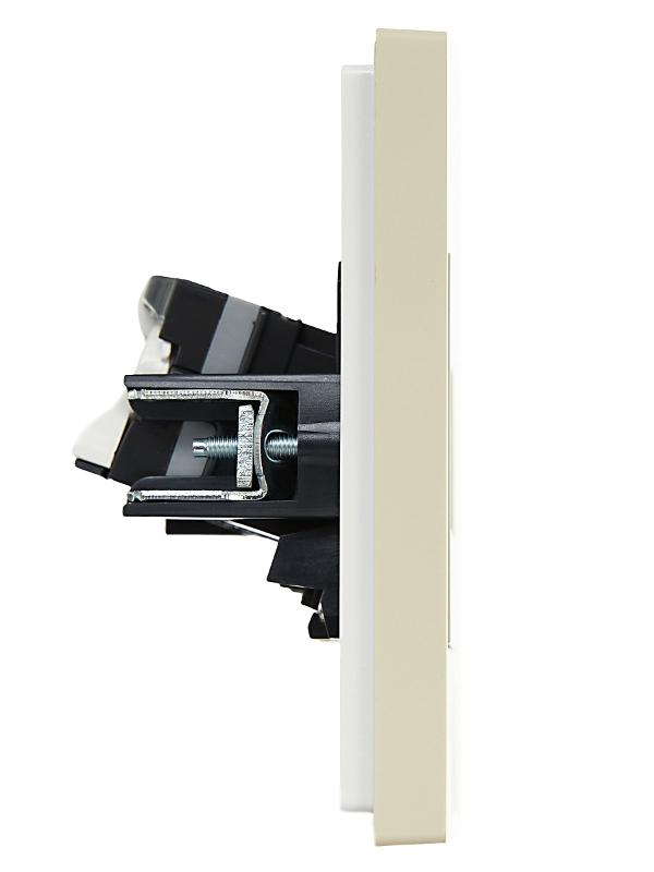 FORTE&PIANO Розетка комп. 2-ая RJ45 кат.5E FP433 ваниль | FP-K20-1-K10 | IEK — миниатюра 4
