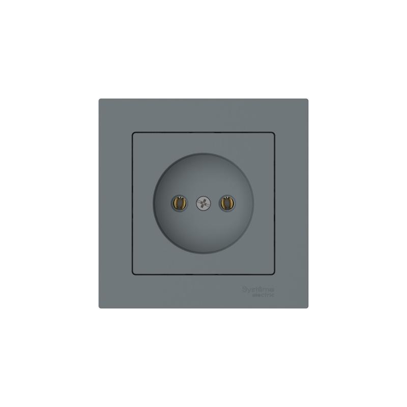 AtlasDesign Грифель Розетка без заземления, 16А, (в сборе с рамкой), быстрозажимные клеммы | ATN000740S | SE — миниатюра 5