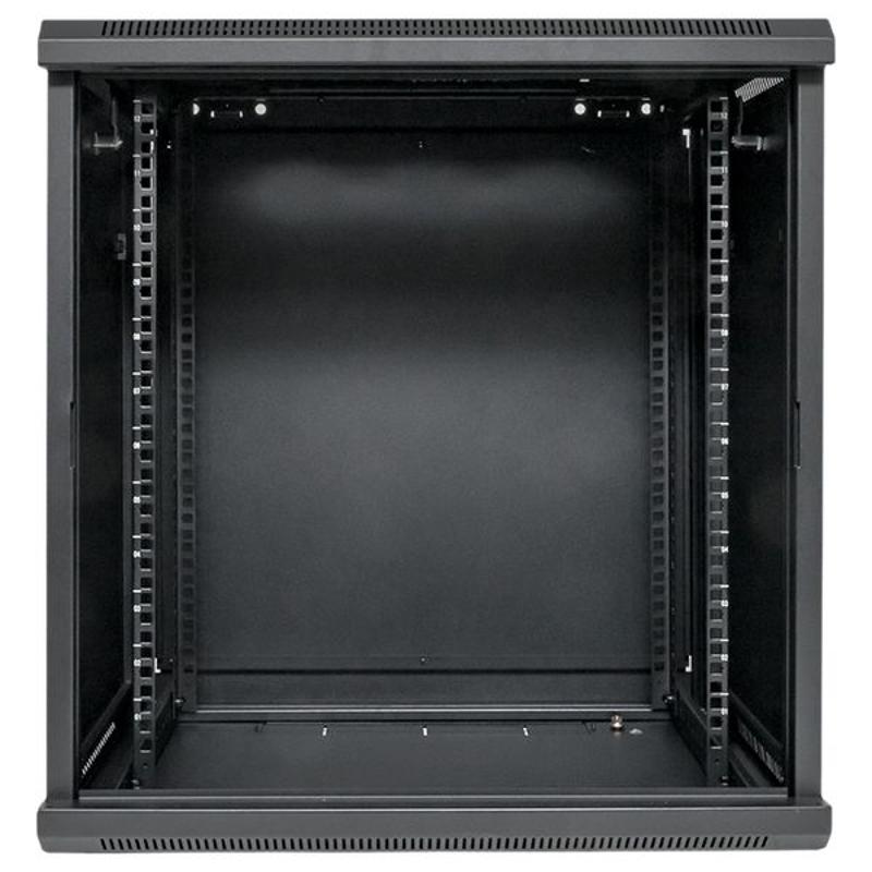 Шкаф настенный 19" TERACOM PRO 12U 600х450 мм дверь стеклянная с замком-ручкой чёрный | TRP-WLL-1264-40B | EKF — миниатюра 54