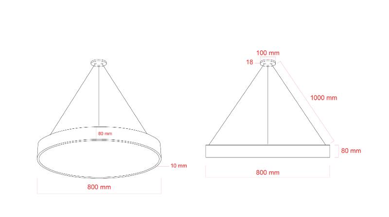 Светильник светодиодный Geometria SPO-132-W-40K-088 800*800*80 см 88Вт 4000К Белый корпус ЛТ | Б0058902 | ЭРА — миниатюра 3