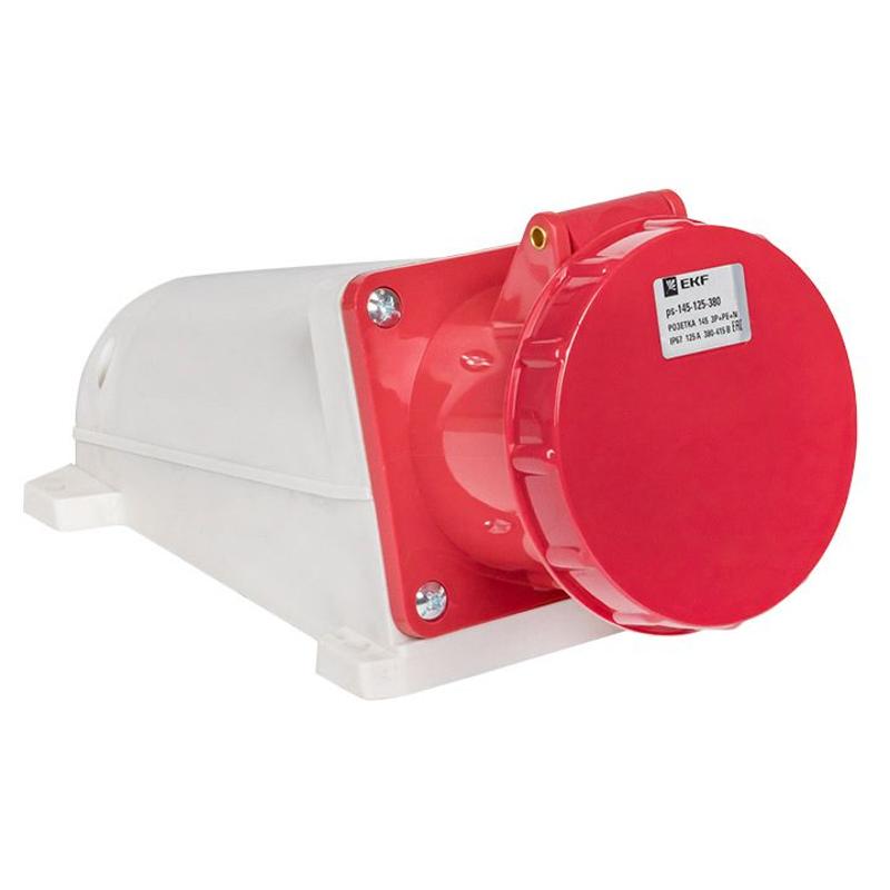 Розетка стационарная наружная 145 3Р+РЕ+N 125А 380В IP67 EKF PROxima | ps-145-125-380 | EKF — EKF