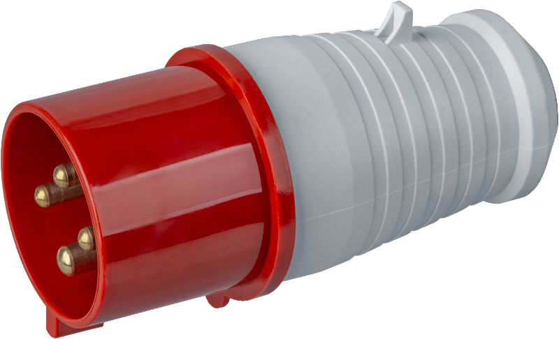 Вилка 14 288 NCA-SR024-32-380 переносная 32А 3P+PE IP44 |14288 |Navigator — Navigator