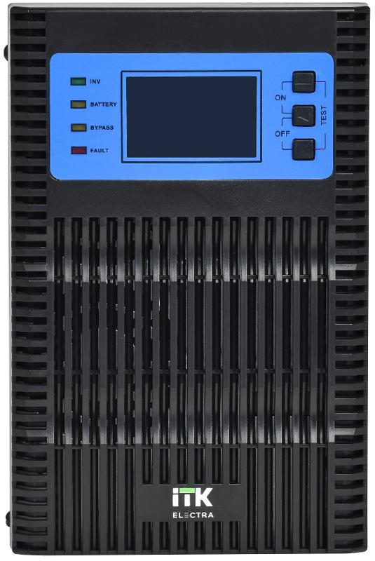 ITK ELECTRA OT ИБП 2кВА/2кВт LCD 72VDC без АКБ c рег. з/у | EOT-0002KVA-1-L | ITK — миниатюра 2