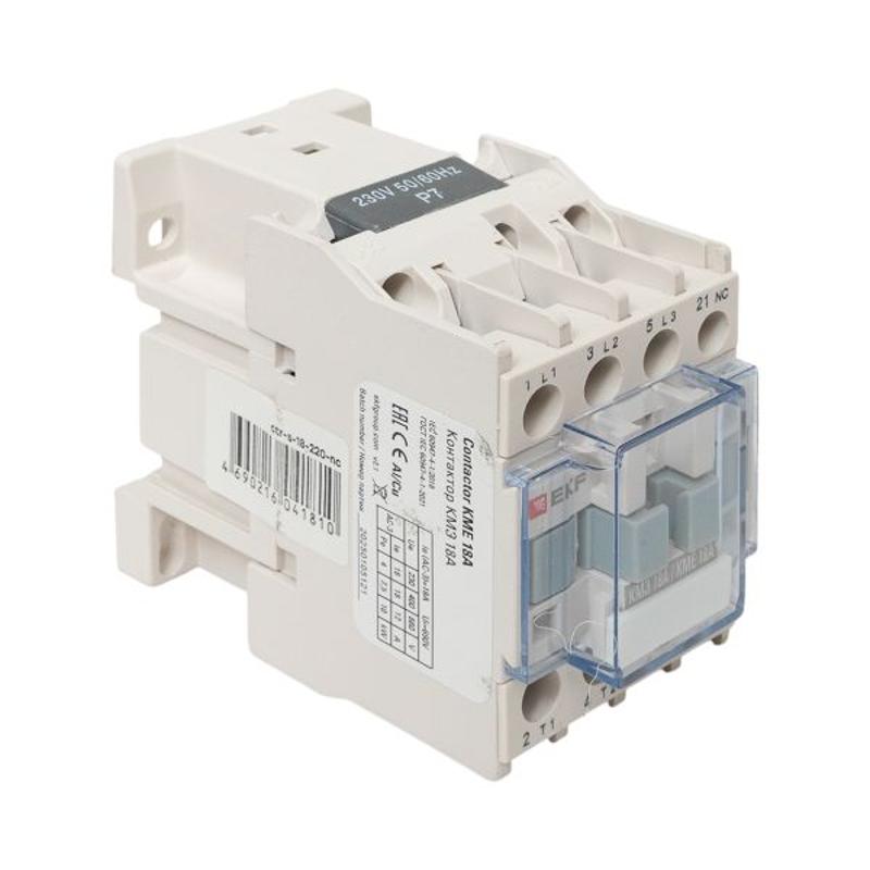 Контактор малогабаритный КМЭ 18А 220В 1NC EKF PROxima | ctr-s-18-220-nc | EKF — миниатюра 23