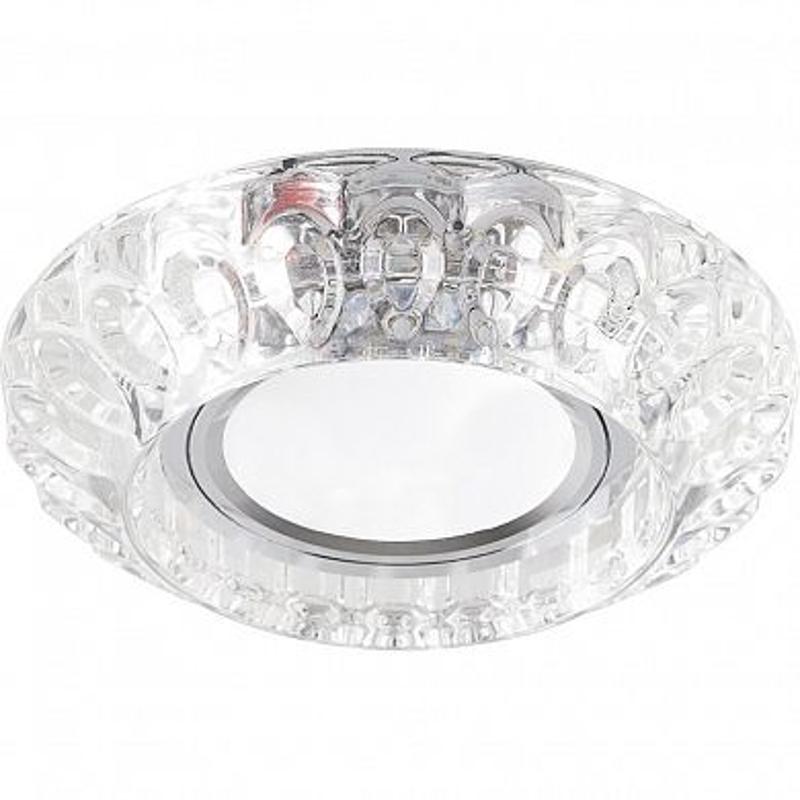 Светильник встраиваемый с LED подсветкой CD987 потолочный MR16 G5.3 прозрачный | 32664 | Feron — миниатюра 1