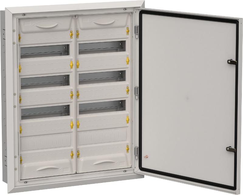 TITAN 5 Корпус металлический ЩРв-96 (2х48) 755х625х130 IP31 серый | TI5-50-V-2X048-31-7035 | IEK — IEK (ИЭК)