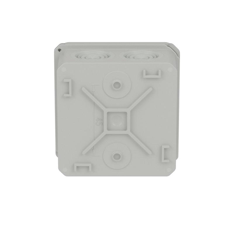 Коробка распределительная с 8+2 кабельными вводами д.20/20мм, IP55, 70х70х40мм — миниатюра 7