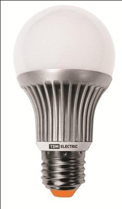 Лампа светодиодная LED 6Вт Е27 220В 3000К А21 груша | SQ0340-0011 | TDM — TDM ELECTRIC