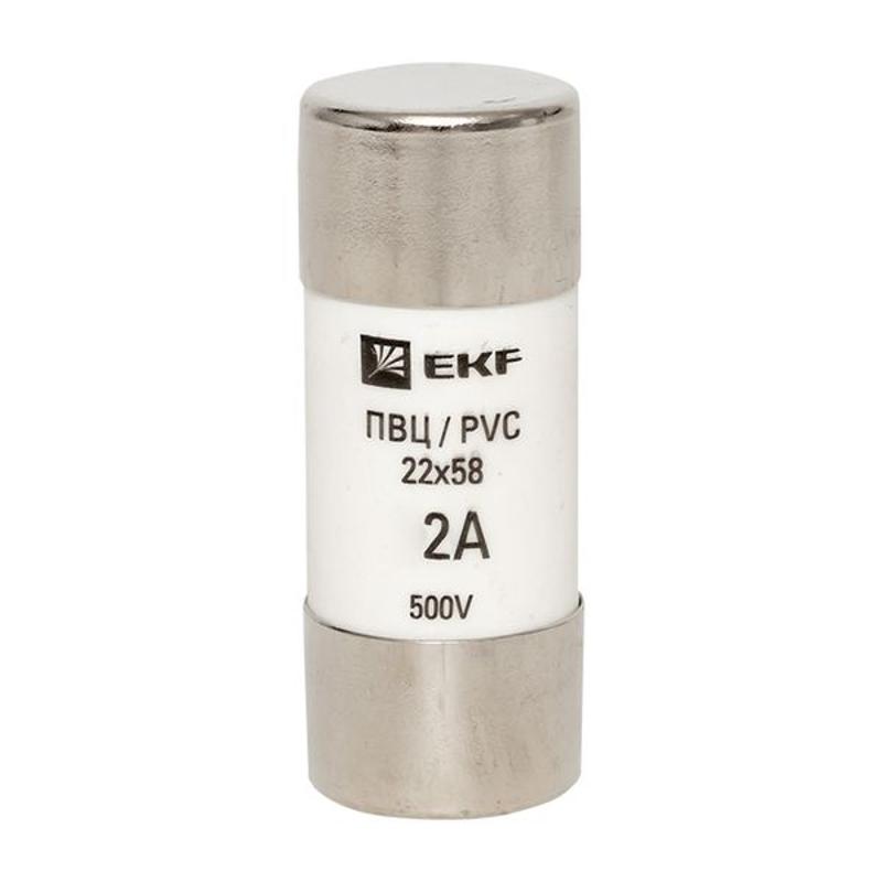 Плавкая вставка цилиндрическая ПВЦ (22х58) 2А | pvc-22x58-2 | EKF — миниатюра 3
