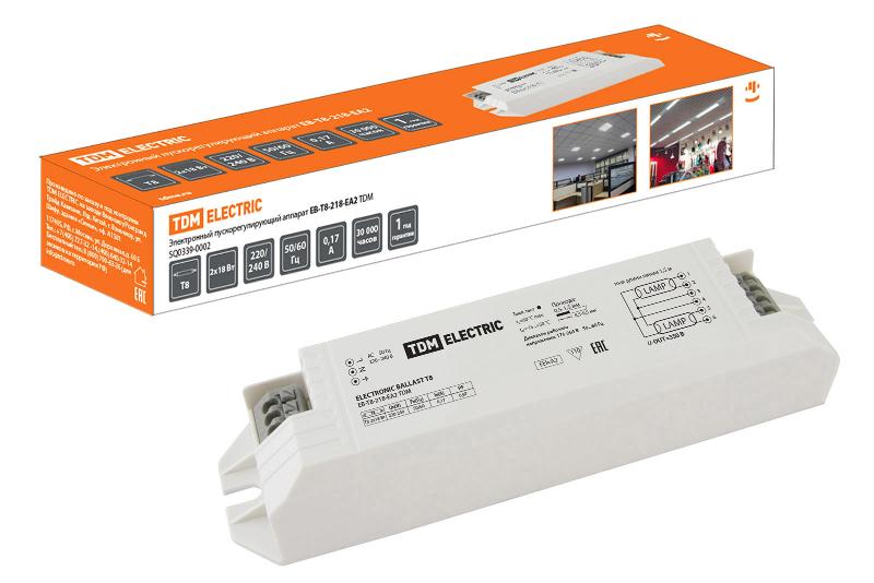 ЭПРА EB-T8-218-EA2   | SQ0339-0002 | TDM — TDM ELECTRIC