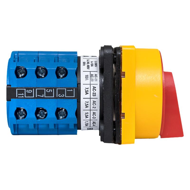 Переключатель кулачковый ПК-1-23 10А 3P "1-0-2" с блокировкой IP65  PROxima |pk-1-23-10-a65| EKF — миниатюра 3