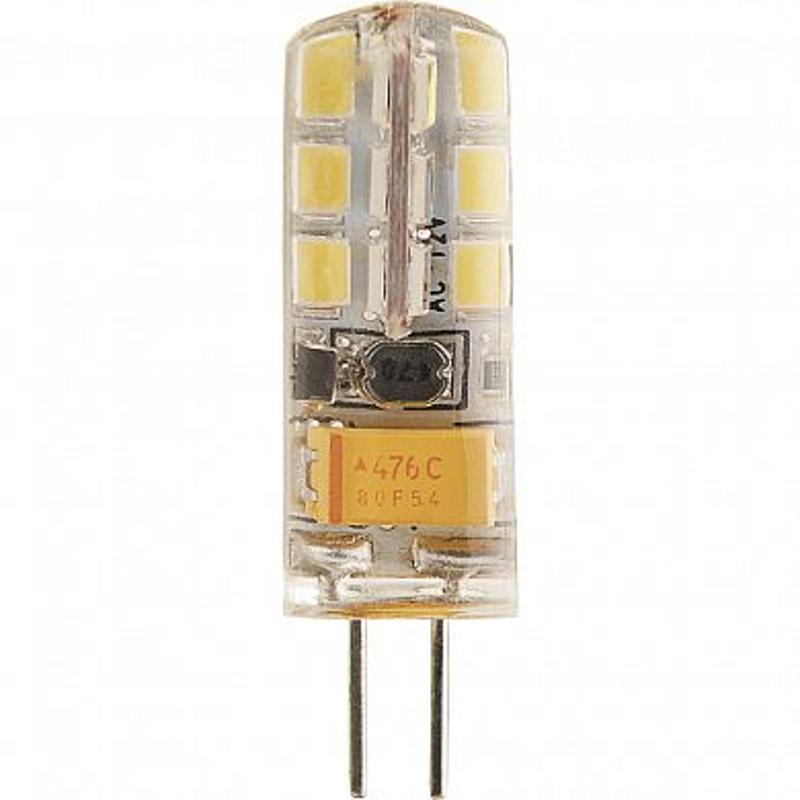 Лампа светодиодная LB-422 (3W) 12V G4 6400K капсула силикон 11x38mm | 25533 | FERON — миниатюра 1