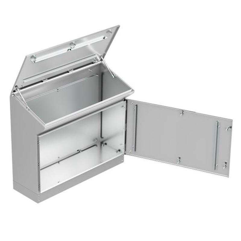 Пульт управления напольный "Inox" AISI304 TP12 IP55 (960х1200х400)|mb-inox-96-120-40|EKF — миниатюра 5