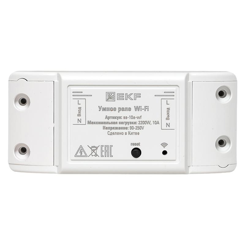 Умное реле 10А Wi-FI  Connect |ss-10a-wf| EKF — миниатюра 2