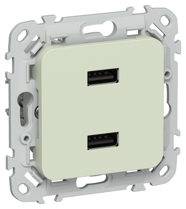 FLITE Розетка USB A+A 2,1А РЮ-2-ФлП панг | FI-U21-D31-K92 | IEK — IEK (ИЭК)