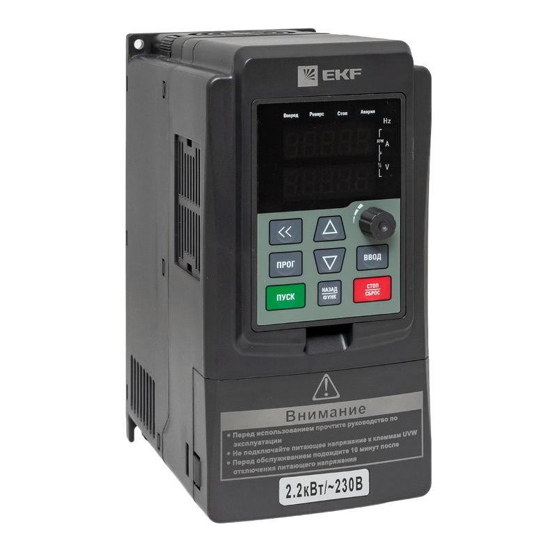 Преобразователь частоты 2,2/4кВт 1х230В VECTOR-100 EKF PROxima | VT100-2R2-1B | EKF — EKF