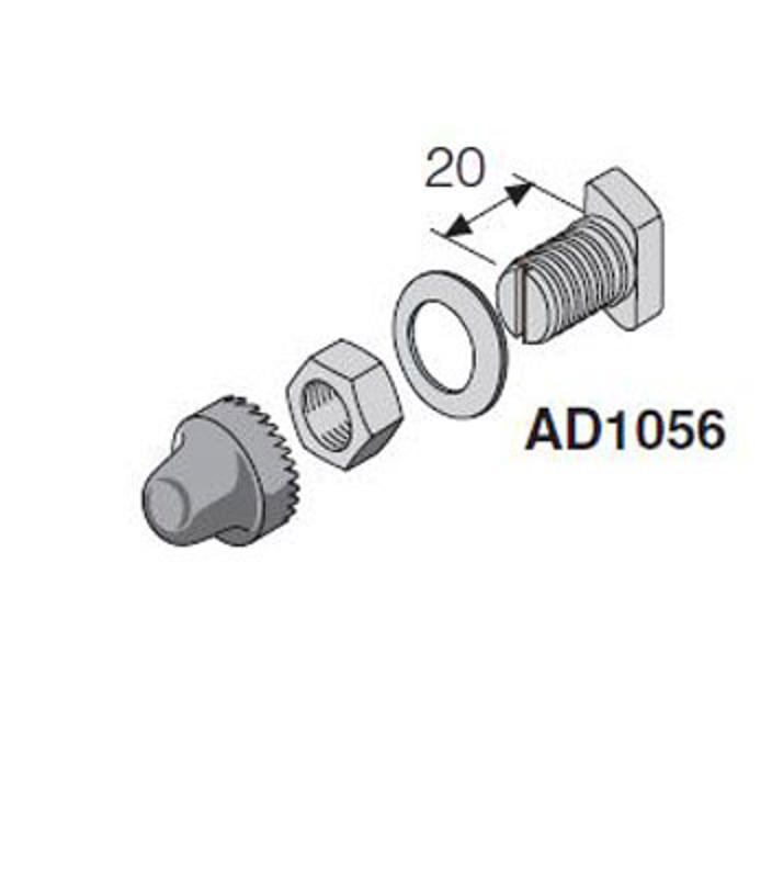 Комплект соединительный под кабельный наконечник м8, L=20 (12шт) | AD1056 | ABB — ABB