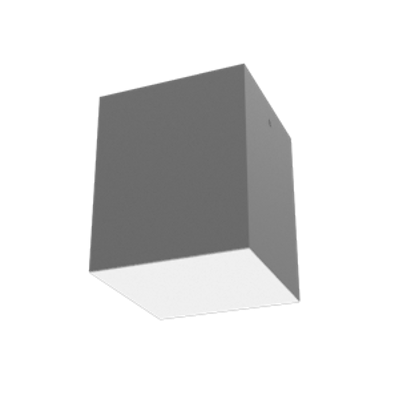 Светодиодный светильник DL-Box накладной 24 Вт 3000 К 140x140x170 мм RAL7045 серый муар с рассеивателем опал DALI | V1-R0-70819-20D01-2002430 | VARTON — фото 1 | Sento