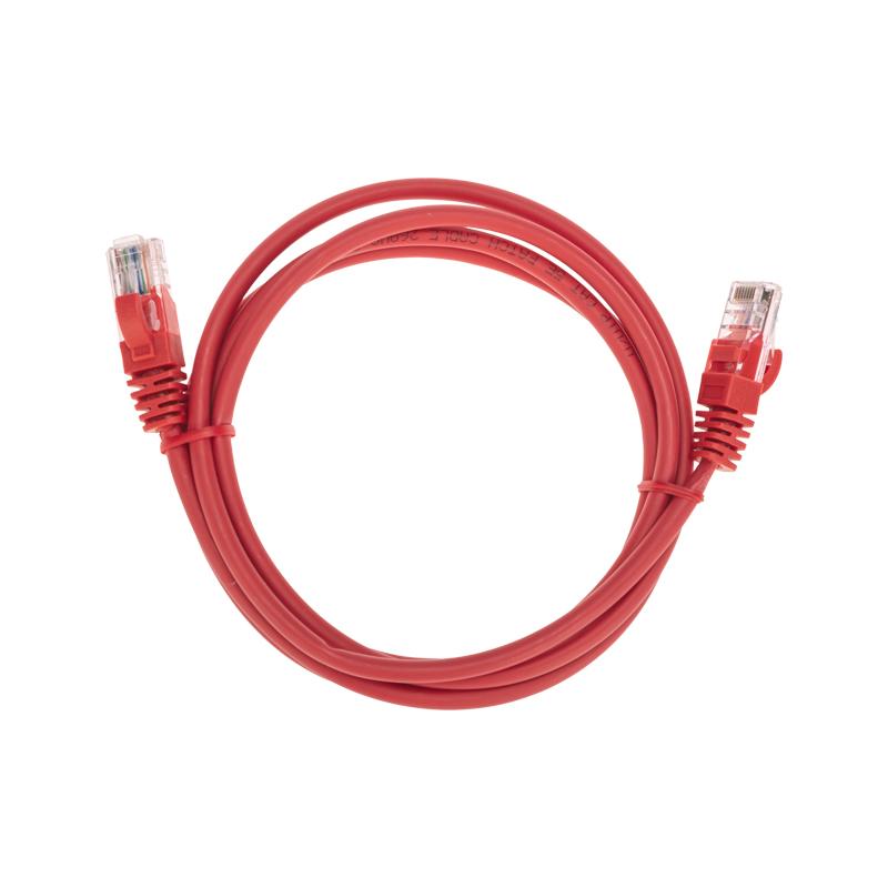 Патч-корд U/UTP, CAT 5e, RJ45-RJ45, 26AWG, LSZH, красный, 1,5м REXANT | 02-0103-105 | REXANT — фото 1 | Sento
