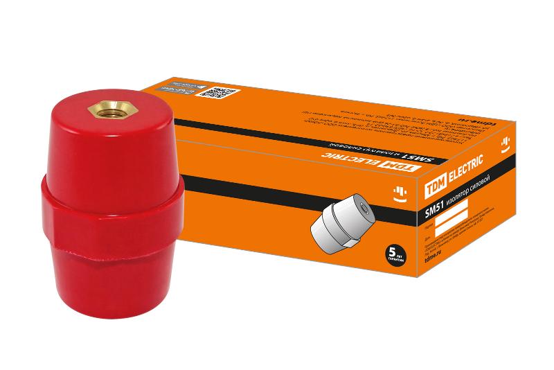 Изолятор SM51 силовой H51xD35xM10мм | SQ0807-0055 | TDM — TDM ELECTRIC