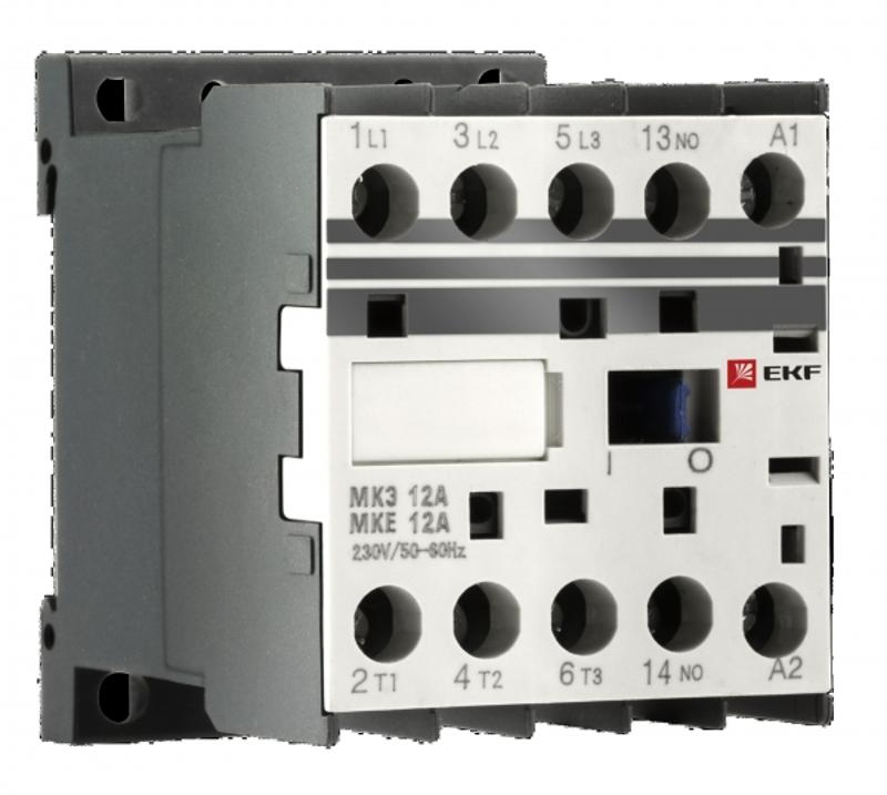 Миниконтактор МКЭ 6А 230В 1NO EKF PROxima | Mctr-s-6-230 | EKF — EKF