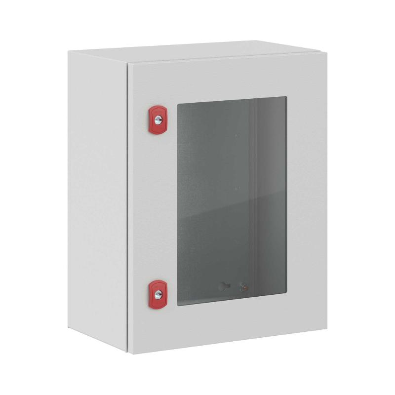Корпус сварной навесной ST с прозрачной дверью и М/П ВхШхГ  500 x 400 x 250 | R5STX0549 | DKC — DKC (ДКС)