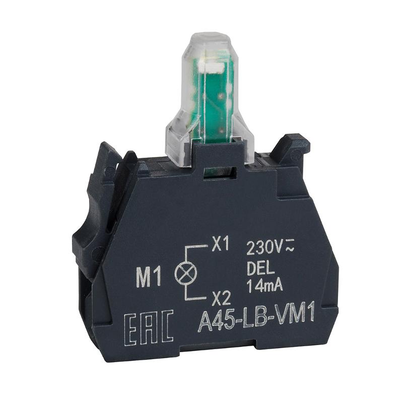 Световой блок OptiSignal D22 A45-LB-VM1 белый 230-240VAC ZBVM1 |332207| КЭАЗ — КЭАЗ (Курский электроаппаратный завод)