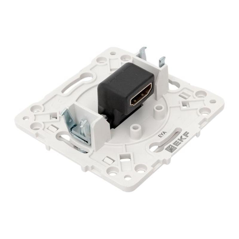 Стокгольм Механизм розетки HDMI белый | EYA00-327-10 | EKF — миниатюра 8