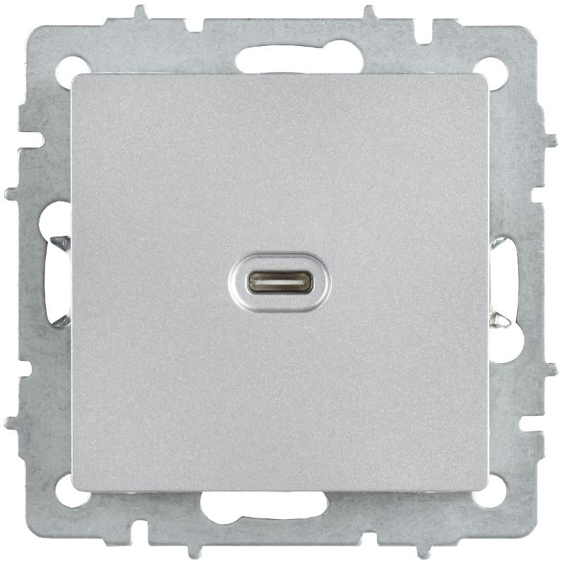 BRITE Роз. USB C 65Вт высокоскор. зар. РЮ12-1-БрА алюм. | BR-U13-065-K47 | IEK — миниатюра 2