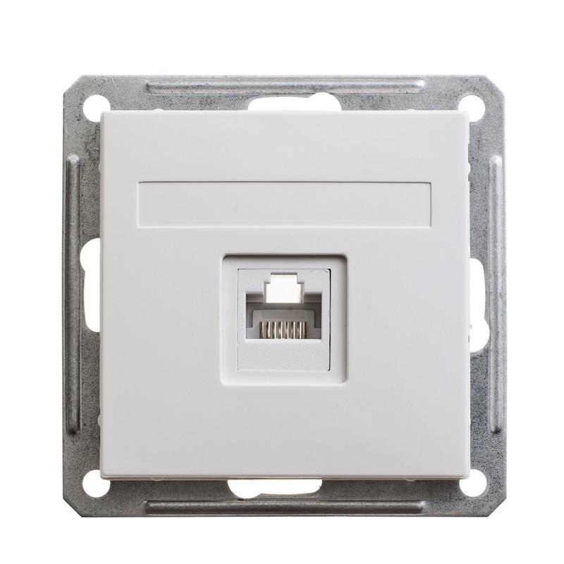 W59 Белый Розетка компьютерная 1-ая RJ45 кат.5e | RSI-152K5E-1-86 | SE — Systeme Electric