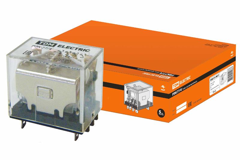 Реле РЭК77/4 10А  12В AC  | SQ0701-0027 | TDM — TDM ELECTRIC