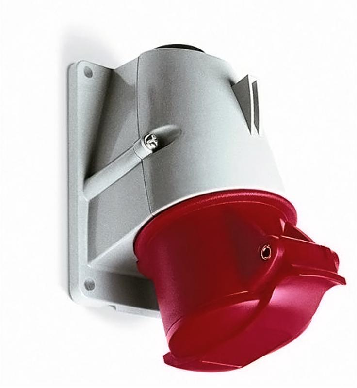 Розетка для монтажа на ПОВЕРХНОСТЬ 16A. 3P+E. IP44 316 RS6 | 2CMA193106R1000 | ABB — ABB