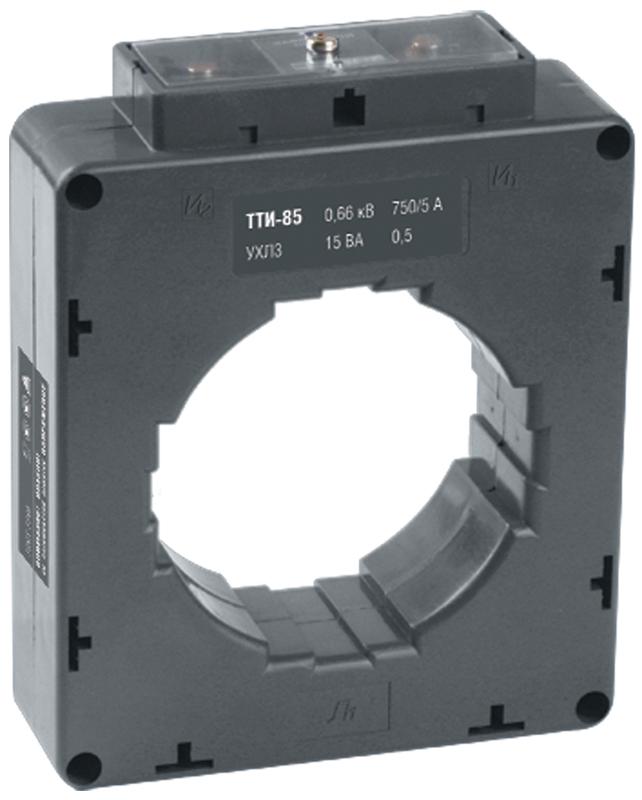 Трансформатор тока ТТИ-85  750/5А  15ВА  класс 0,5   | ITT50-2-15-0750 | IEK — IEK (ИЭК)
