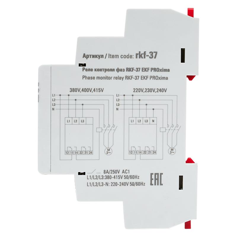 Реле контроля фаз RKF-37 EKF PROxima | rkf-37 | EKF — миниатюра 9