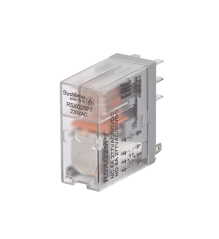 Реле 8A 2CO 230VAC | RSXG25P7 | SE — Systeme Electric