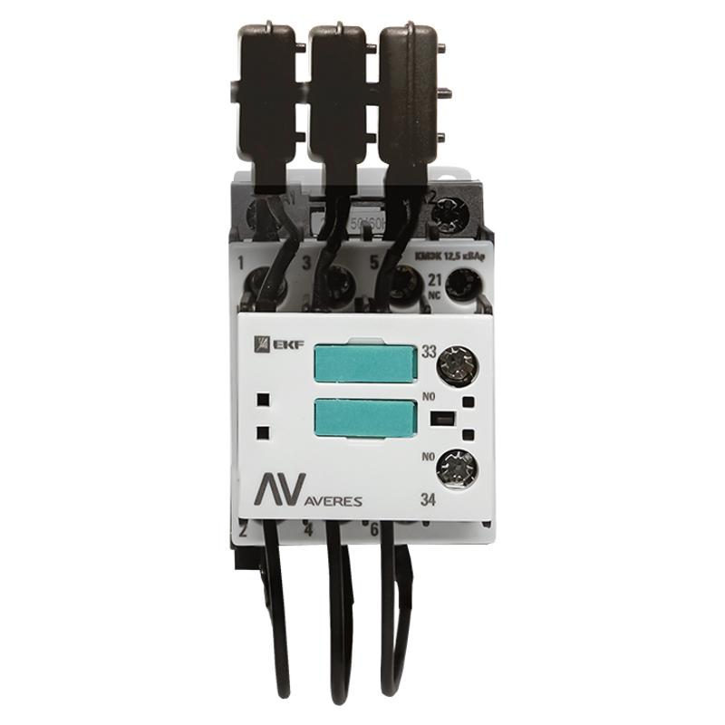Контактор для конденсатора КМЭК 12,5 кВАр 230В 1NО+1NC AVERES | ctrk-s-18-12,5-230-av | EKF — миниатюра 5