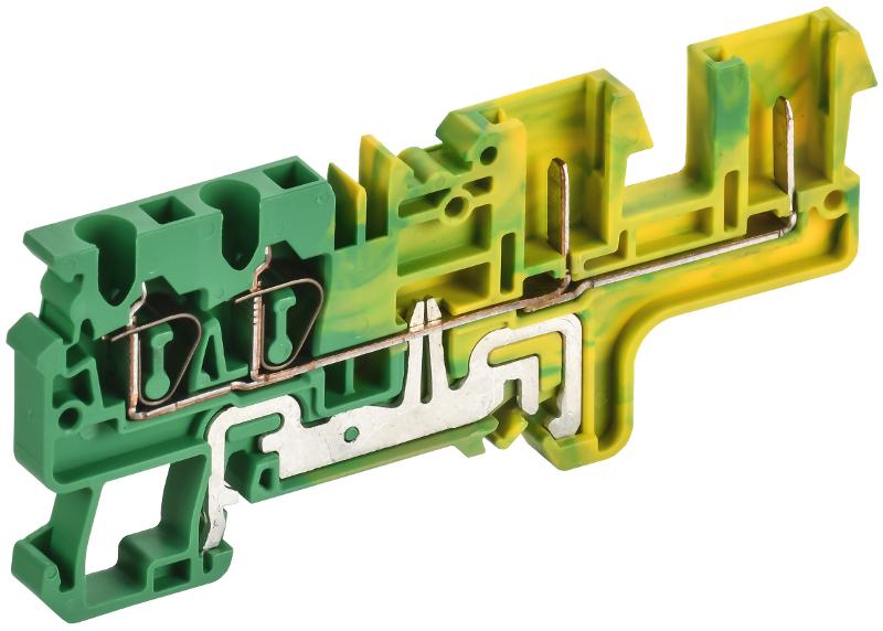 ARMAFIX Клемма пруж. CX2,5-4-2B PE 2,5мм2 4-конт. зазем. | AF-CT41-06-22-K52-002 | IEK — миниатюра 1