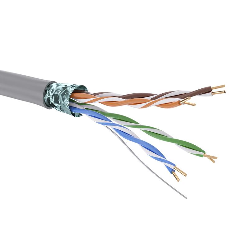 Кабель CAT 5e, F/UTP, нг(А)-HF, бухта 305м, серый | RN5EFUA01GY | DKC — DKC (ДКС)