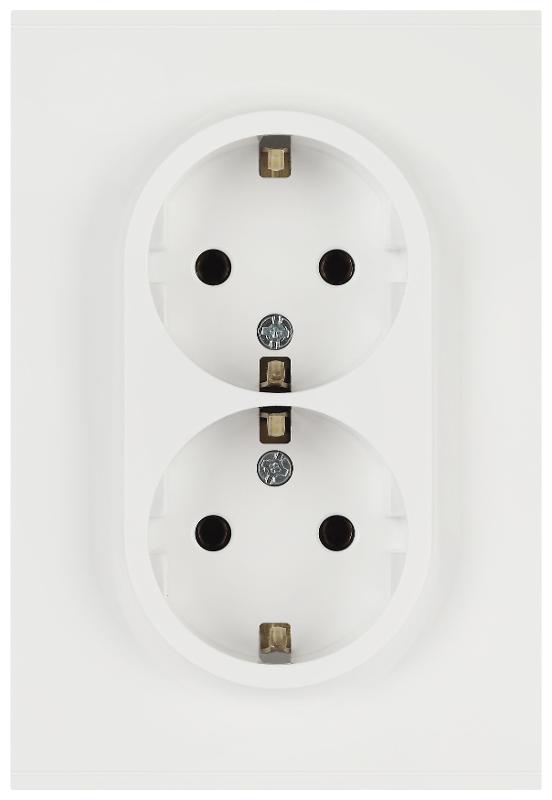 Розетка Arktik 16-2104-08 двойная с заземлением 2X2P+E Schuko 16А-250В белый матовый | Б0070451 | ЭРА — ЭРА (Энергия света)