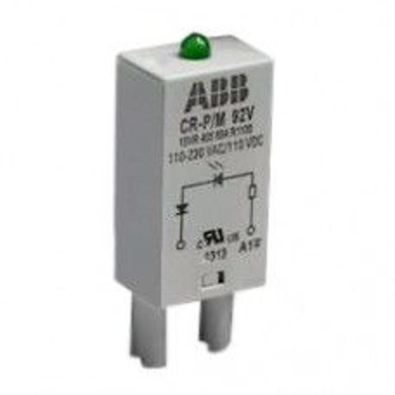 Светодиод зеленый CR-P/M-92V 110-230В AC/DC для реле CR-P, CR-M | 1SVR405654R1100 | ABB — ABB