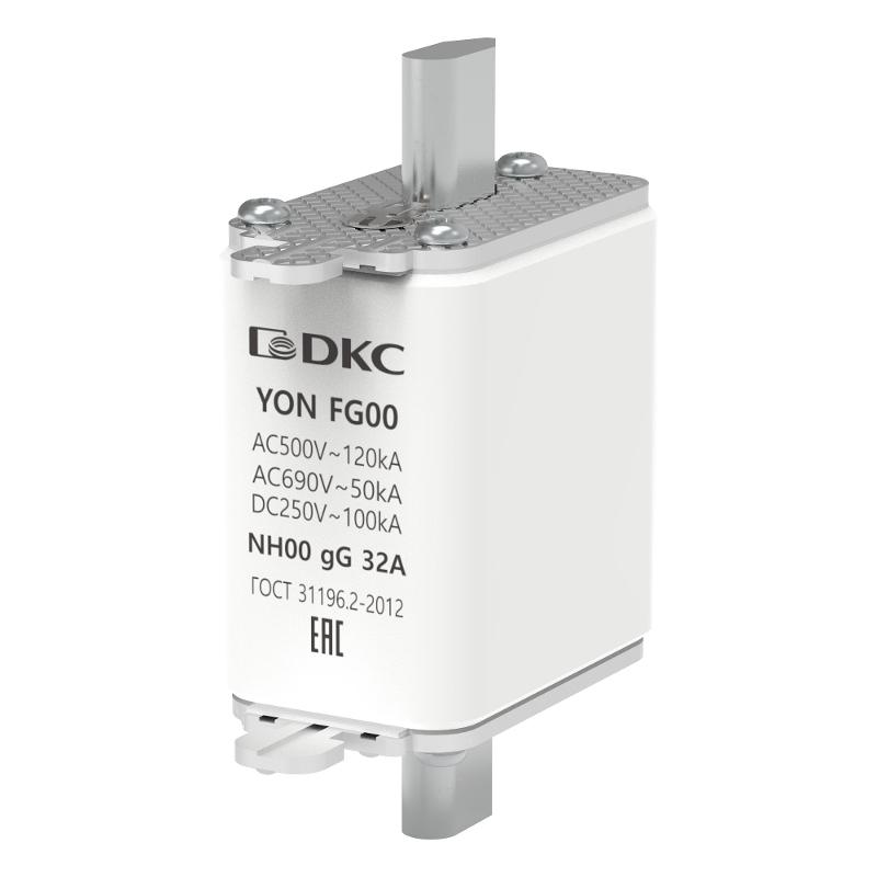 Предохранитель YON ножевого типа FG00 с одинарной индикацией 32А | 1FG00-0032 | DKC — DKC (ДКС)